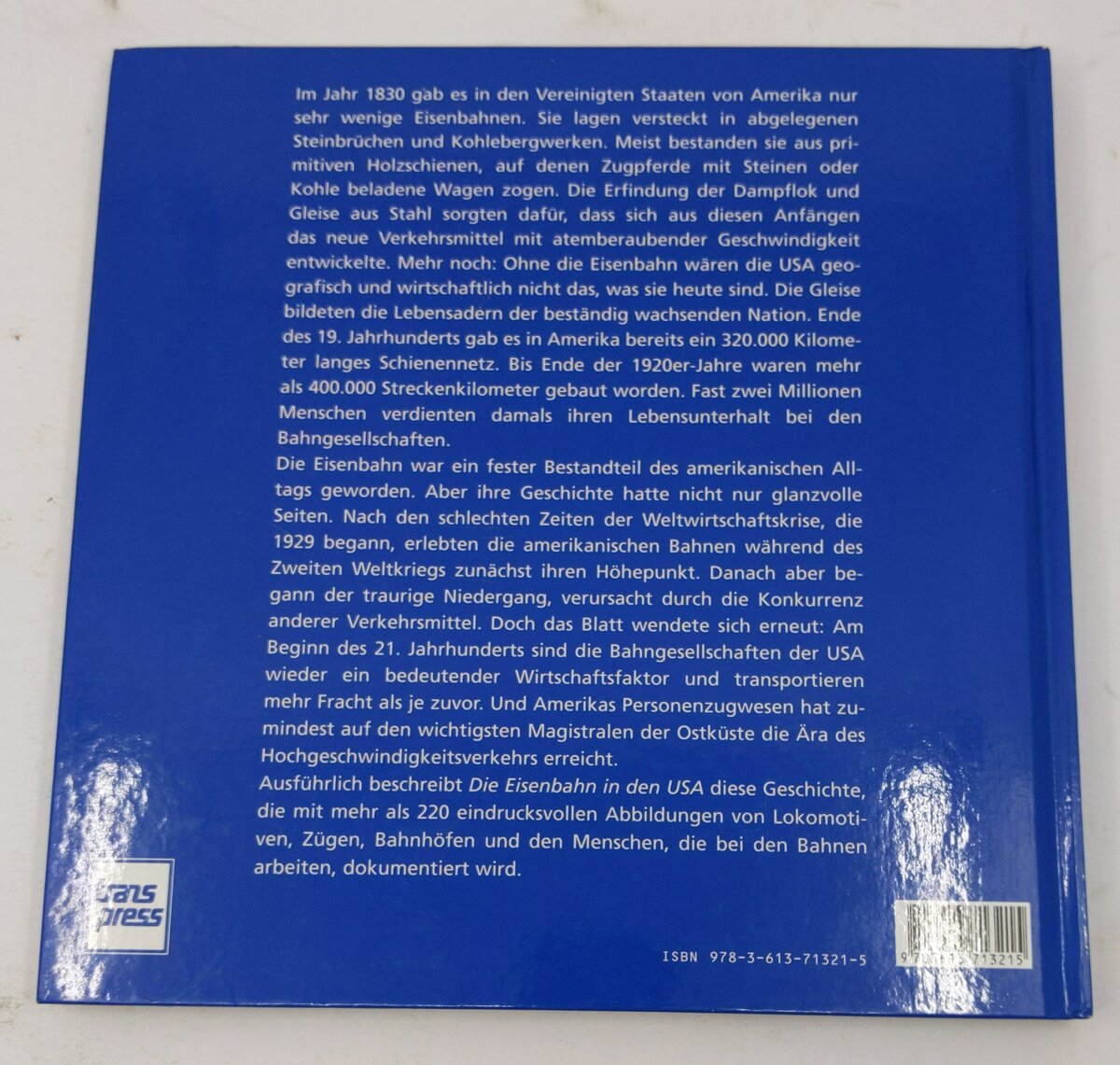 Die Eisenbahn in den USA Hardcover Book By Joe Welsh LN