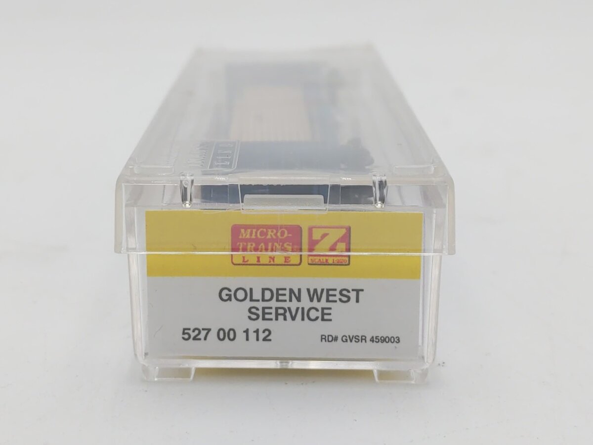 Micro-Trains 52700112 Z 60' Golden West Service Bulkhead Flatcar w/Plywood Loads