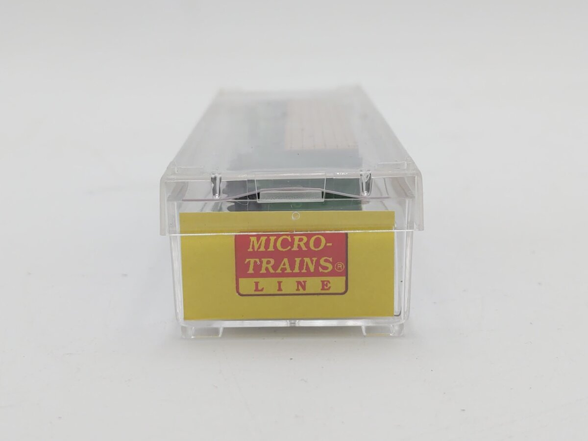 Micro-Trains 52700122 Z BN 60' Bulkhead Flat Car w/Lumber Load #621145
