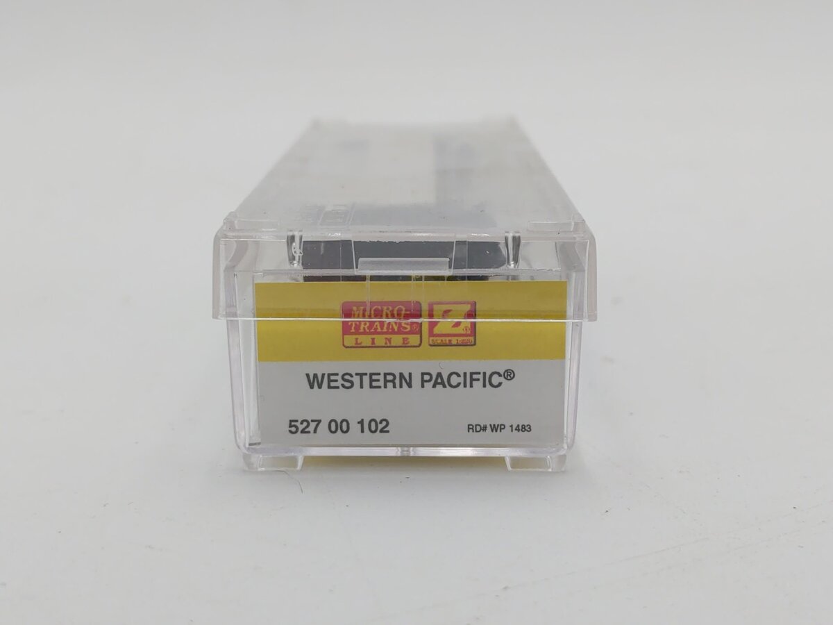 Micro-Trains 52700102 Z Western Pacific 60' Flat Car w/Load #1483