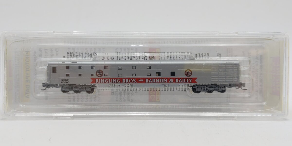 Micro-Trains 55500010 Z Ringling Bros and Barnum Bailey ACF Dormitory Car #60005