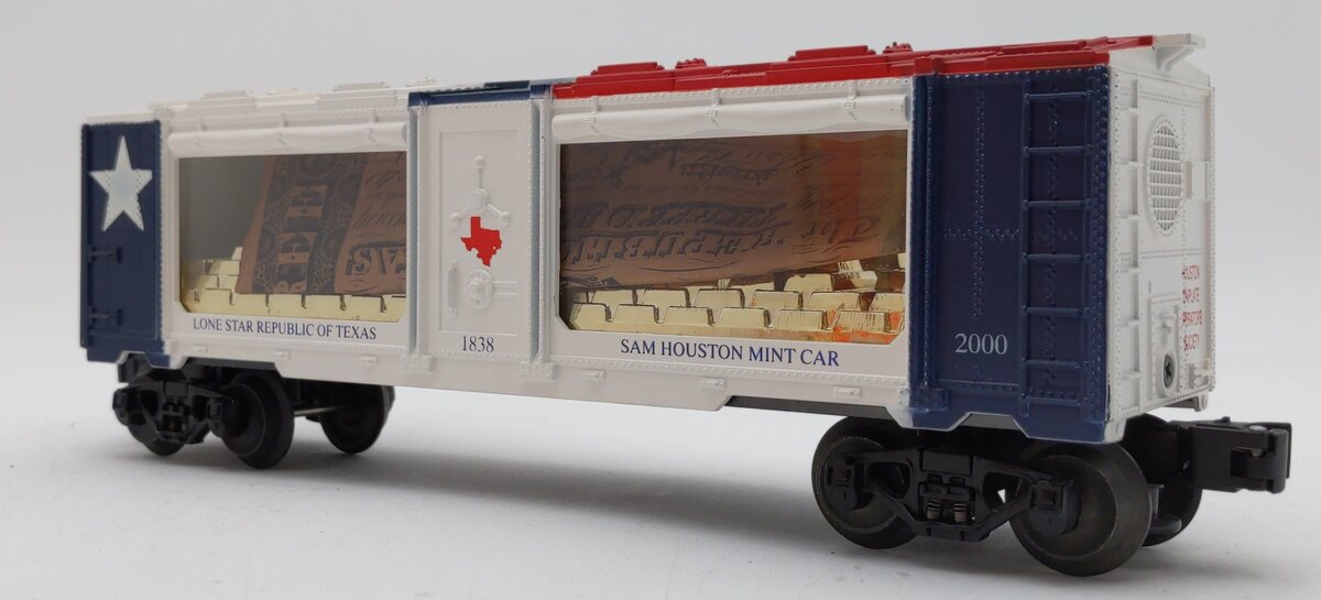 Lionel 8900 O Gauge HTOS Sam Houston Mint Car #1838 LN/Box