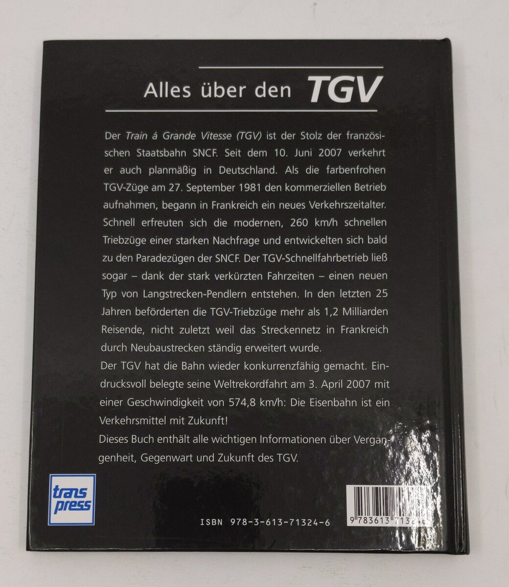 Alles über den TGV Hardcover Book By André Papazian EX