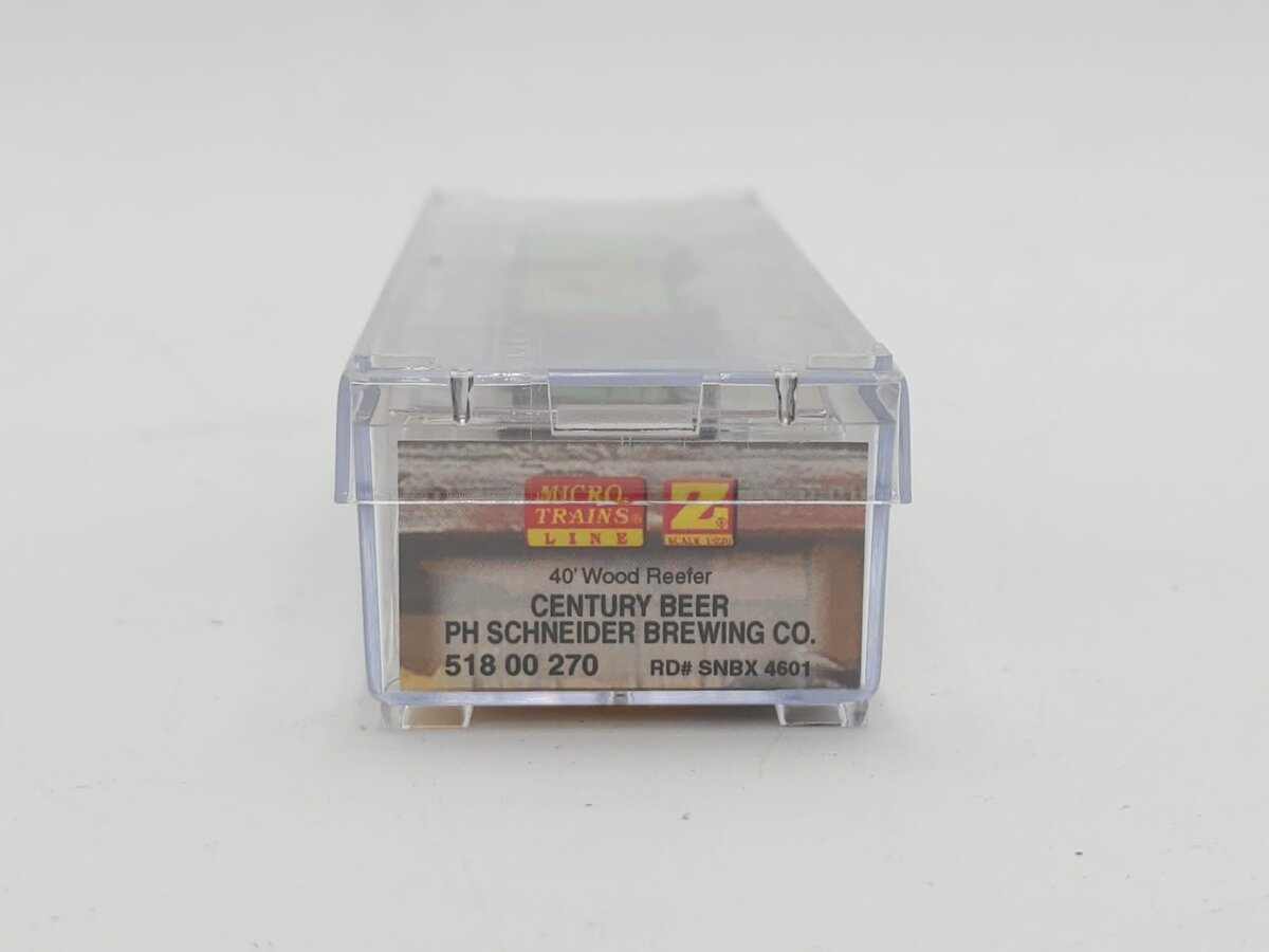 Micro-Trains 51800270 Z Century Beer SNBX 40' Double-Sheathed Wood Reefer #4601