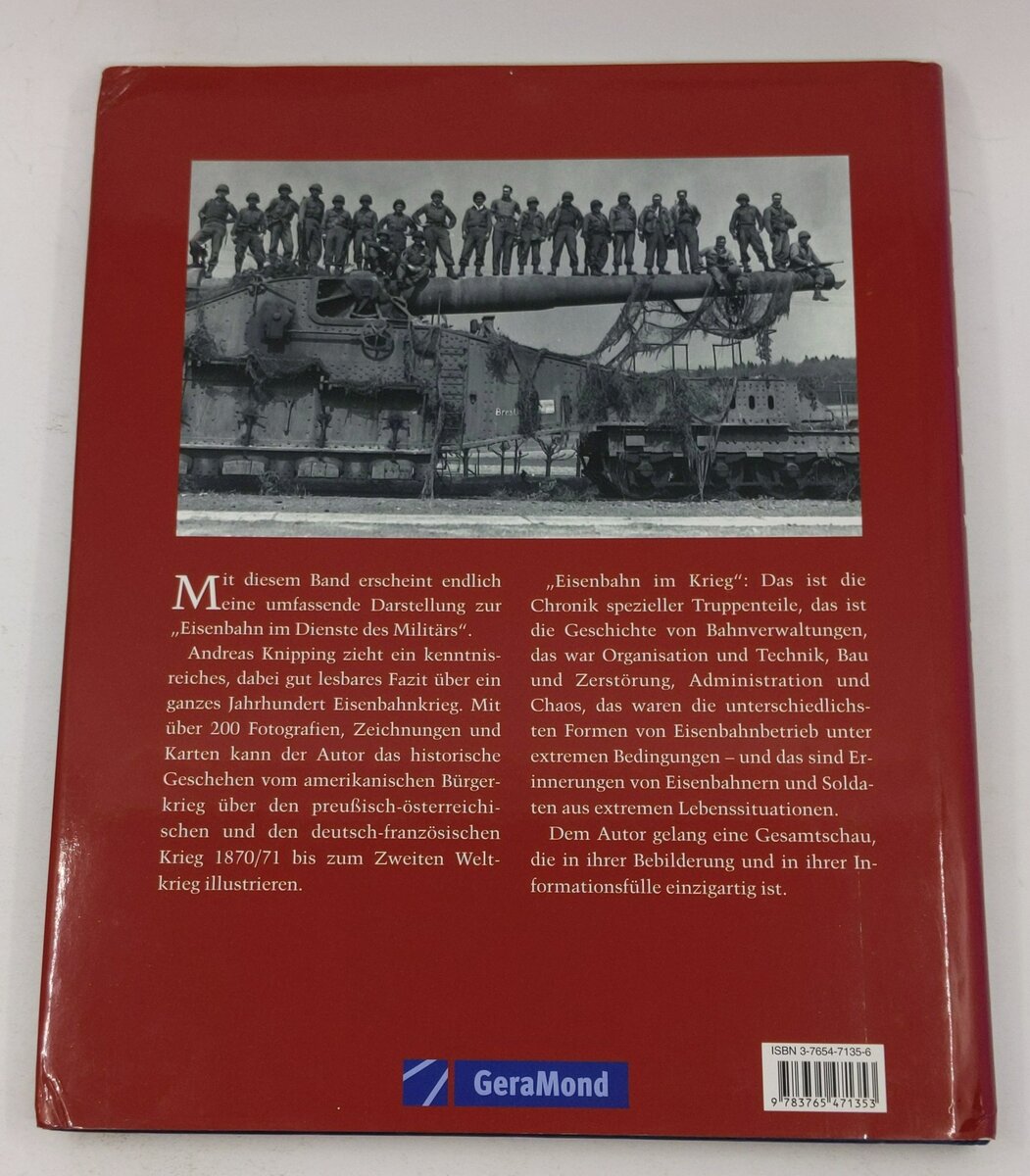 Eisenbahn im Krieg Hardcover Book By Andreas Knipping EX