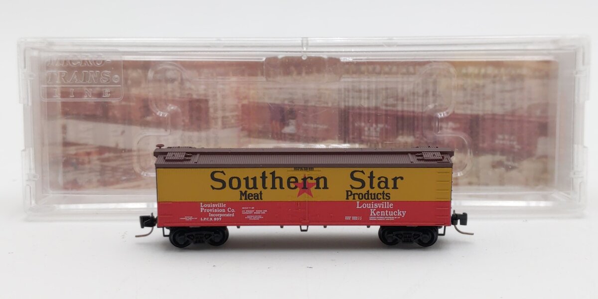 Micro-Trains 51800180 Z Southern Star LPCX 40' Wood-Sheathed Ice Reefer #207