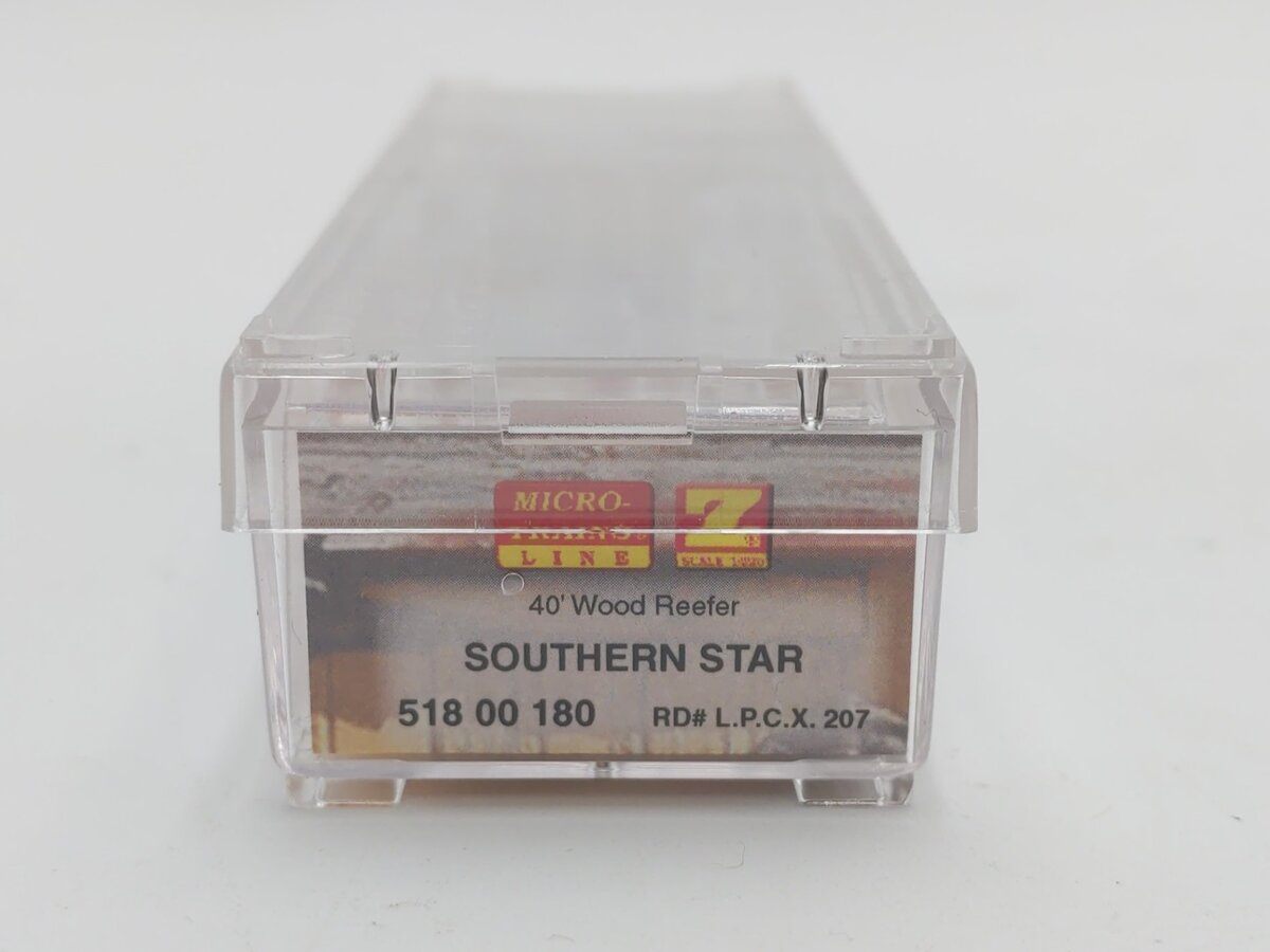 Micro-Trains 51800180 Z Southern Star LPCX 40' Wood-Sheathed Ice Reefer #207