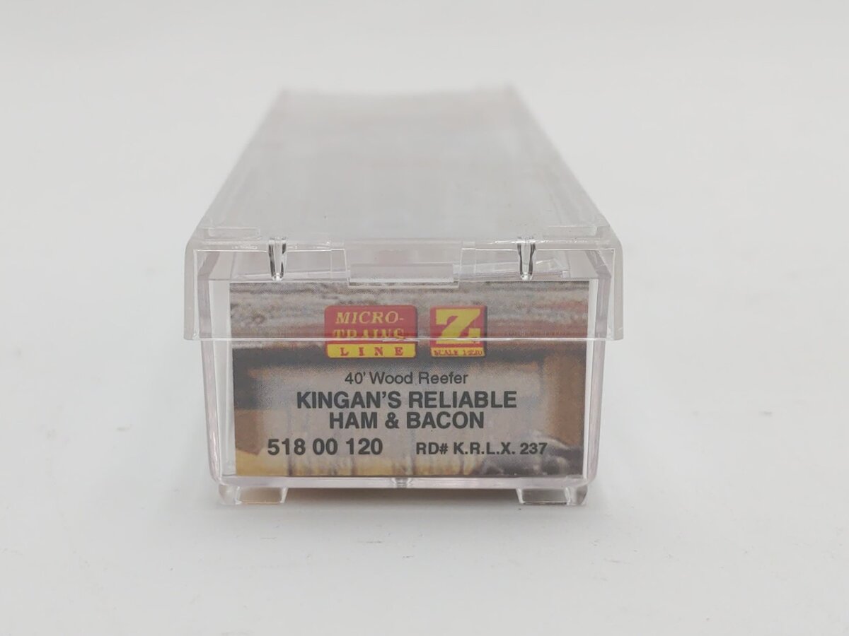 Micro-Trains 51800120 Z Kingan’s Reliable 40' Wood Reefer #237