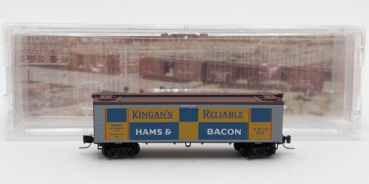 Micro-Trains 51800120 Z Kingan’s Reliable 40' Wood Reefer #237
