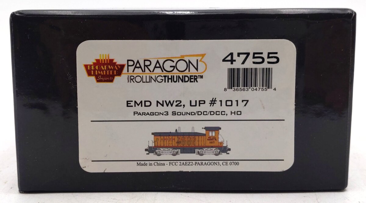Broadway Limited 4755 HO Union Pacific EMD NW2 Diesel Engine #1017 w/ DCC & Snd