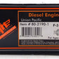MTH 80-2190-1 HO Scale Union Pacific F-3B Diesel Engine #1465B w/ DCC & PS.3