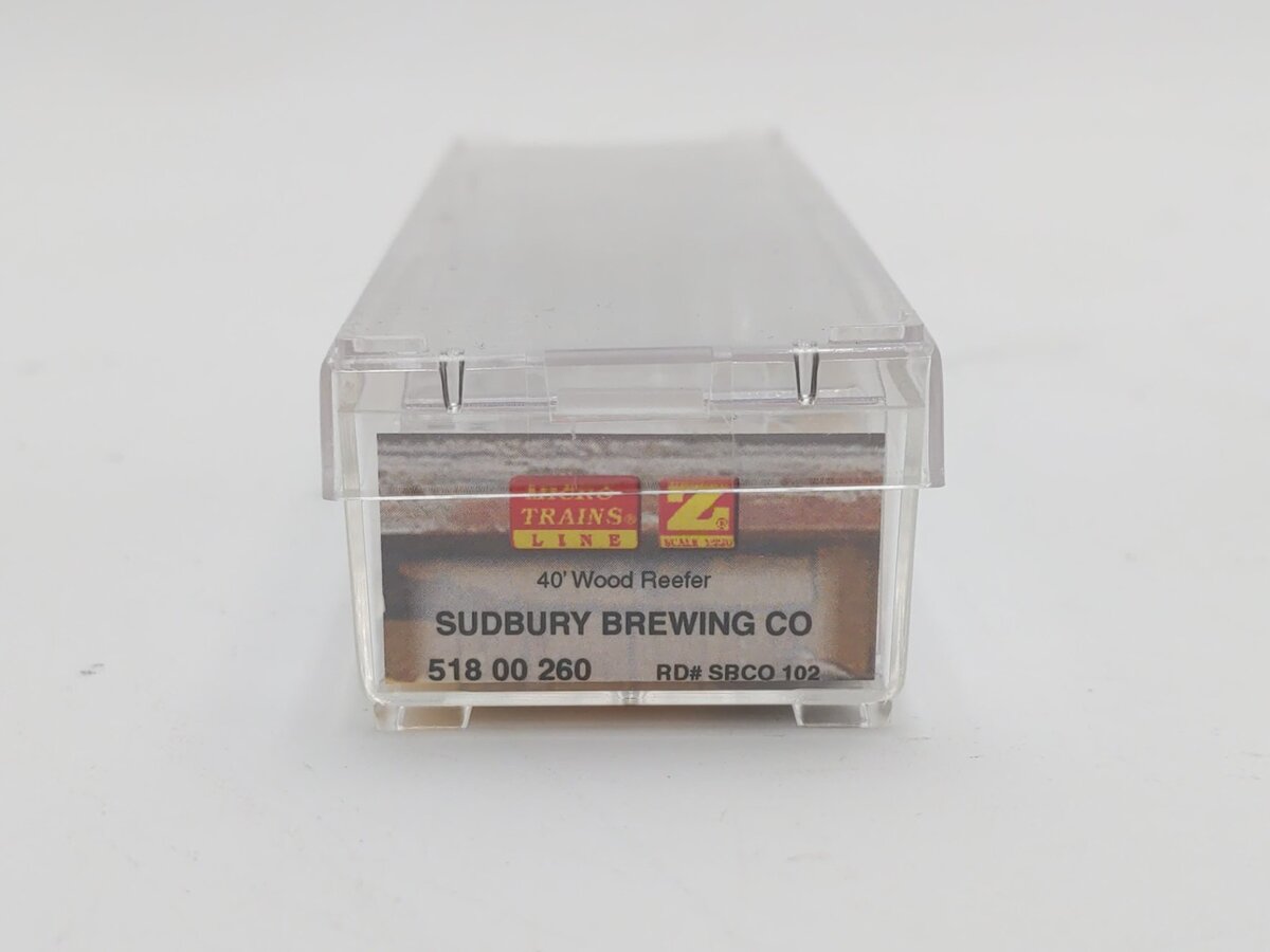 Micro-Trains 51800260 Z Sudbury Brewing Company 36' Wood Reefer #102