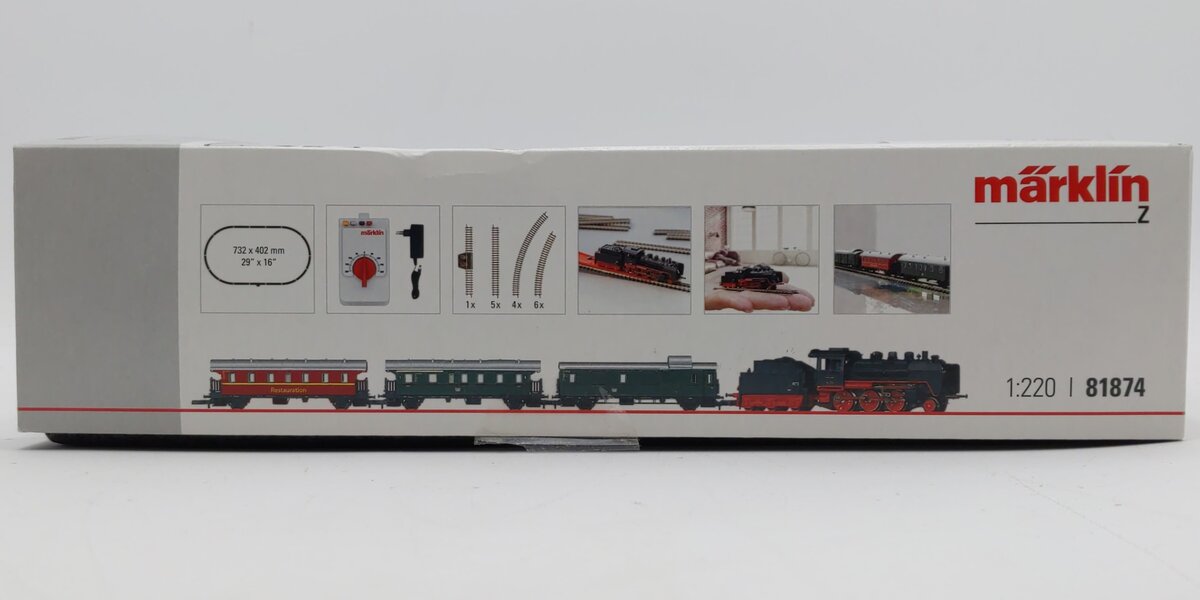 鉄道模型 Marklin Z gauge rare Zephyr set Marklin 81874 Z Museum Passenger Train Starter Set w/Class 24
