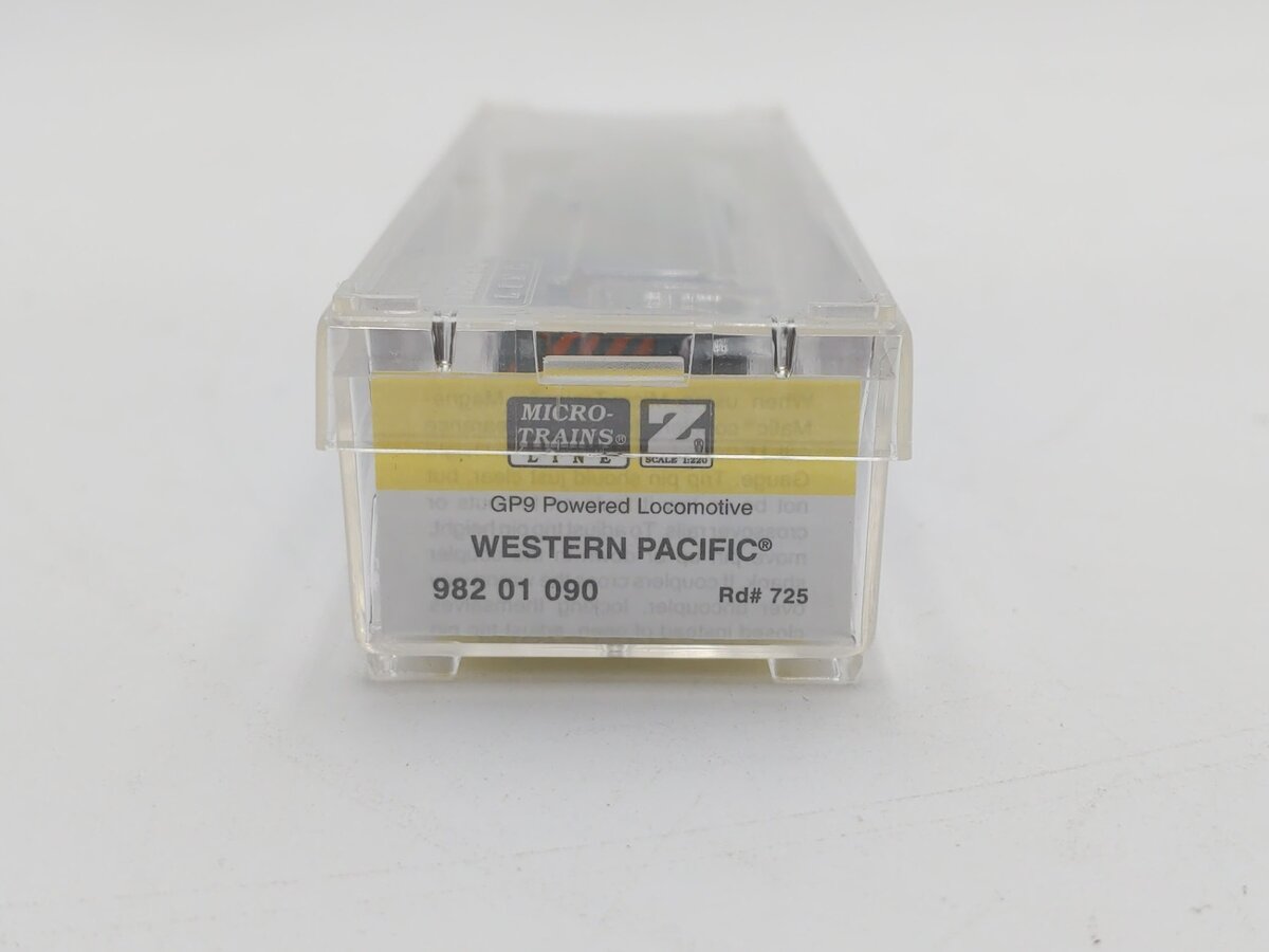 Micro-Trains 98201090 Z Western Pacific EMD GP9 Powered Diesel Locomotive #725