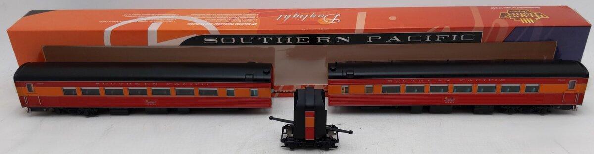 Broadway Limited 1572 HO SP Coast Daylight Chair 2-Car Set # W2474/M2473 EX/Box