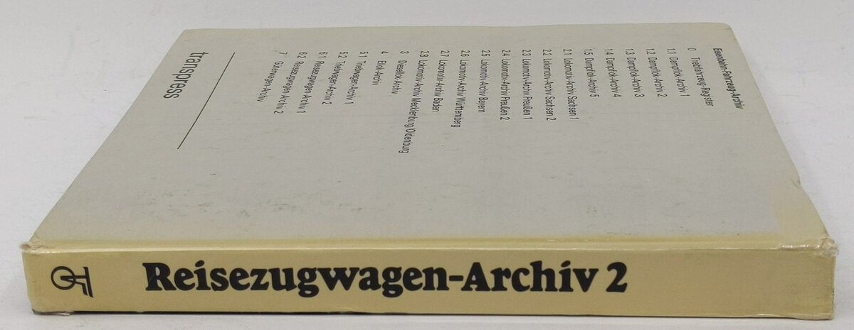 Reisezugwagen-Archiv 2 Hardcover Book By Wolfgang Theurich