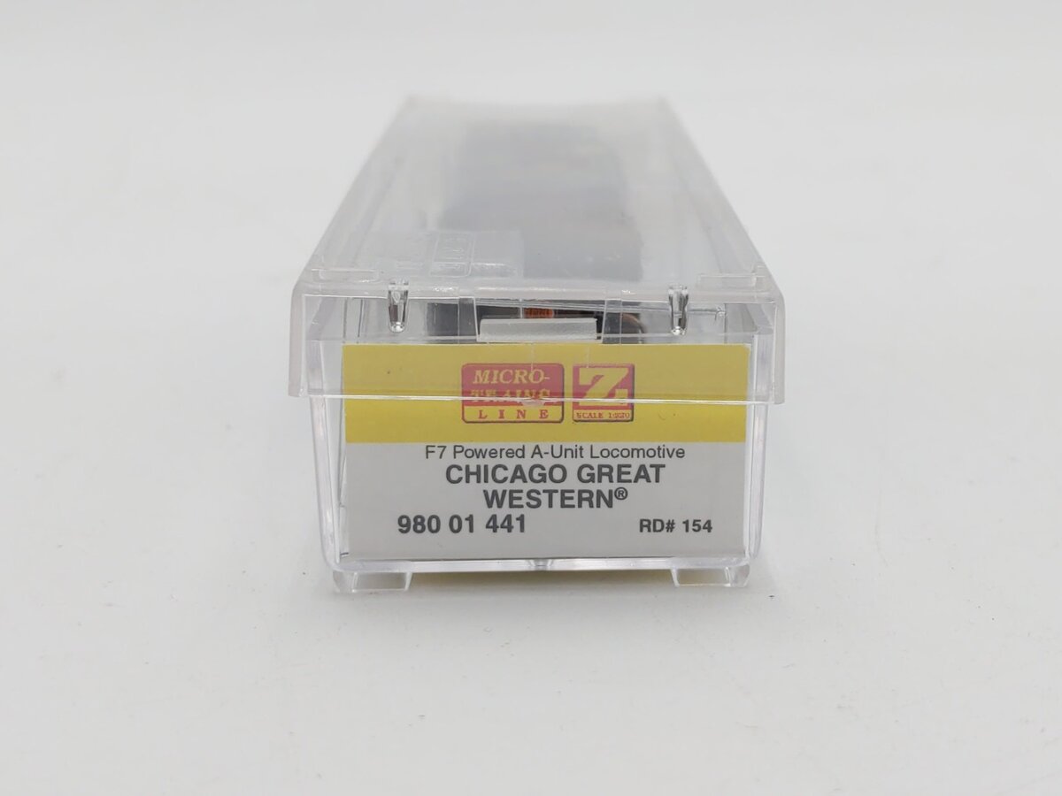 Micro-Trains 98001441 Z CGW EMD F7A Unit Powered Diesel Locomotive #154