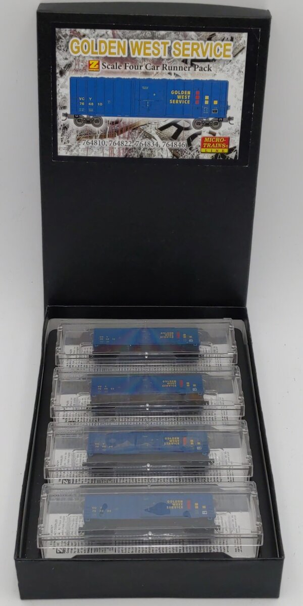 Micro-Trains 99400045 Z Golden West Service VCY 50' RS SD Boxcar No Roofwalk