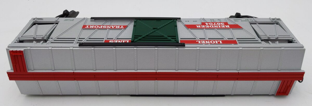 Lionel 6-36704 O Guage Animated Reindeer Stockcar & Corral LN/Box