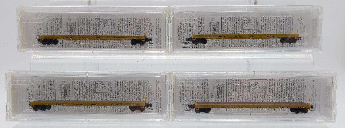 Micro-Trains 99400002 Z Trailer Train Co 60' Flat Car Runner Pack (Set of 4)