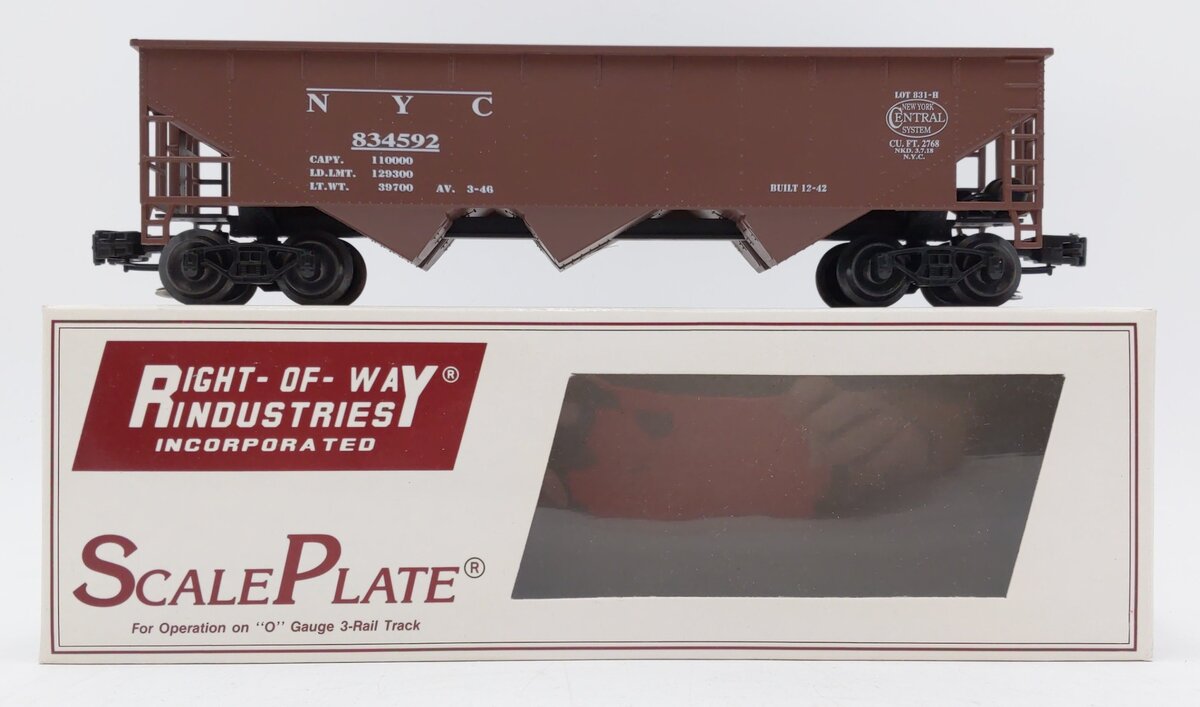 Right-of-Way 834592 O New York Central Hopper LN/Box