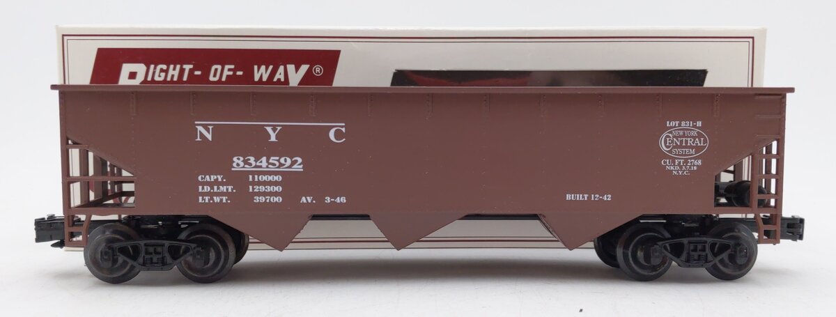 Right-of-Way 834592 O New York Central Hopper LN/Box