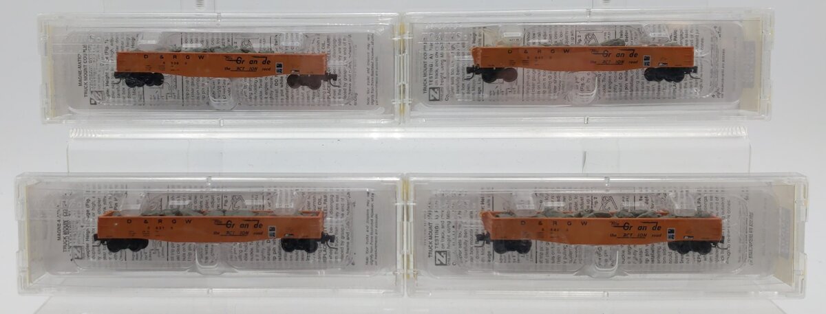Micro-Trains 99400004 Z DRGW 50' Gondola Runner Pack (Set of 4)