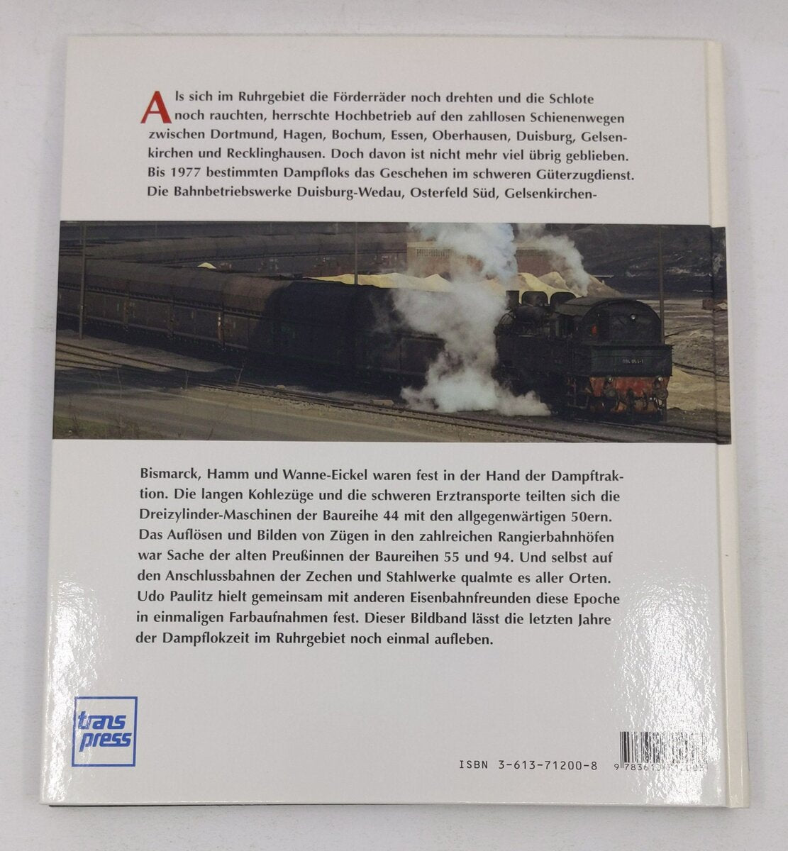 Dampfloks im Ruhrgebiet Hardcover Book By Udo Paulitz LN