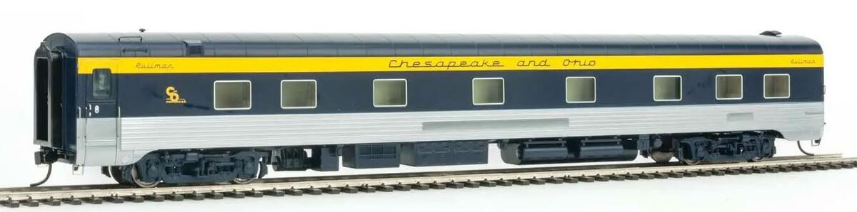 Walthers 920-9505 HO Chesapeake & Ohio 85' PS 10-6 Sleeper Plan 4167