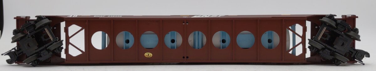 MTH 20-95074 BNSF Husky Stack Car w/ Maersk Containers #238558