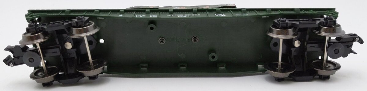 Menards 279-4486 O Military Flatcar w/ Military Tank #2685 MT/Box