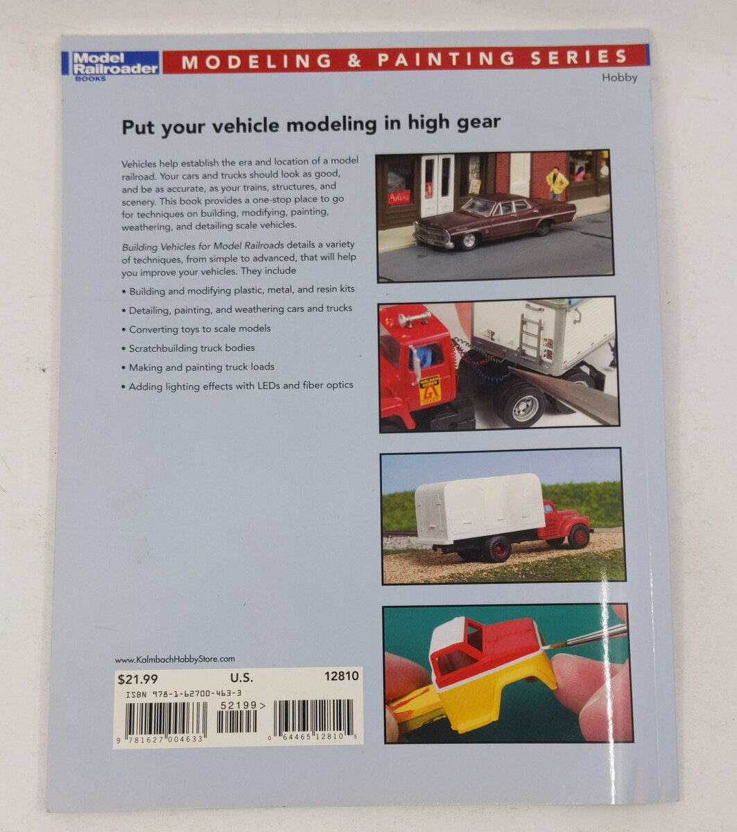 Building Vehicles for Model Railroads Paperback Book By Wilson Jeff EX