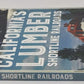 California's Lumber Shortline Railroads Paperback Book By Jeff Moore EX
