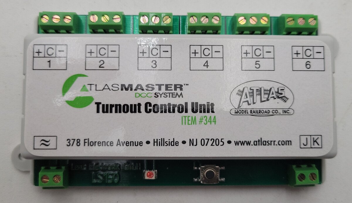 Atlas 344 AtlasMaster DCC Turnout Control Unit