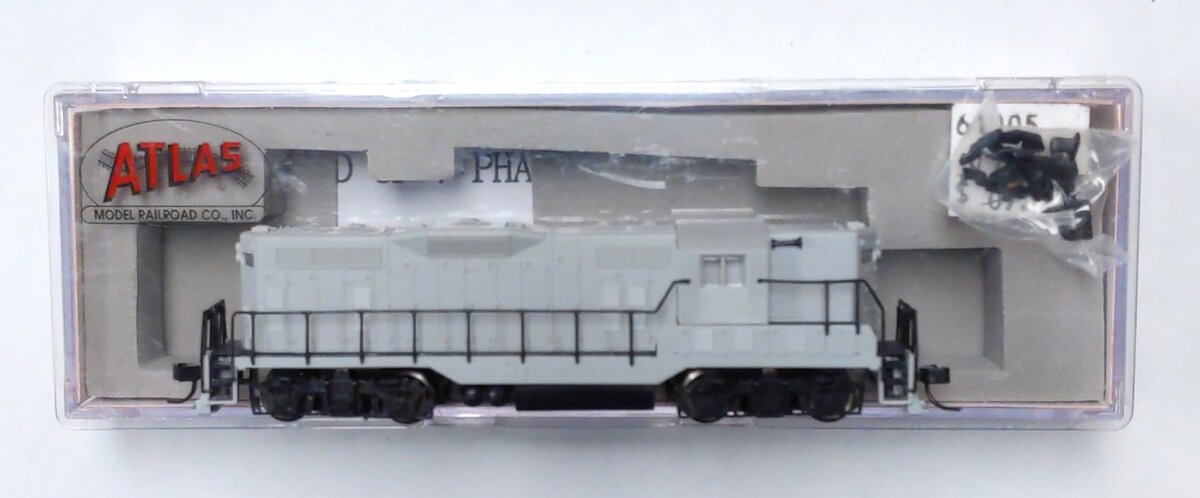 Atlas 48001 N Scale Undecorated GP7 Ph.1 Diesel Locomotive w/Dynamic Brake