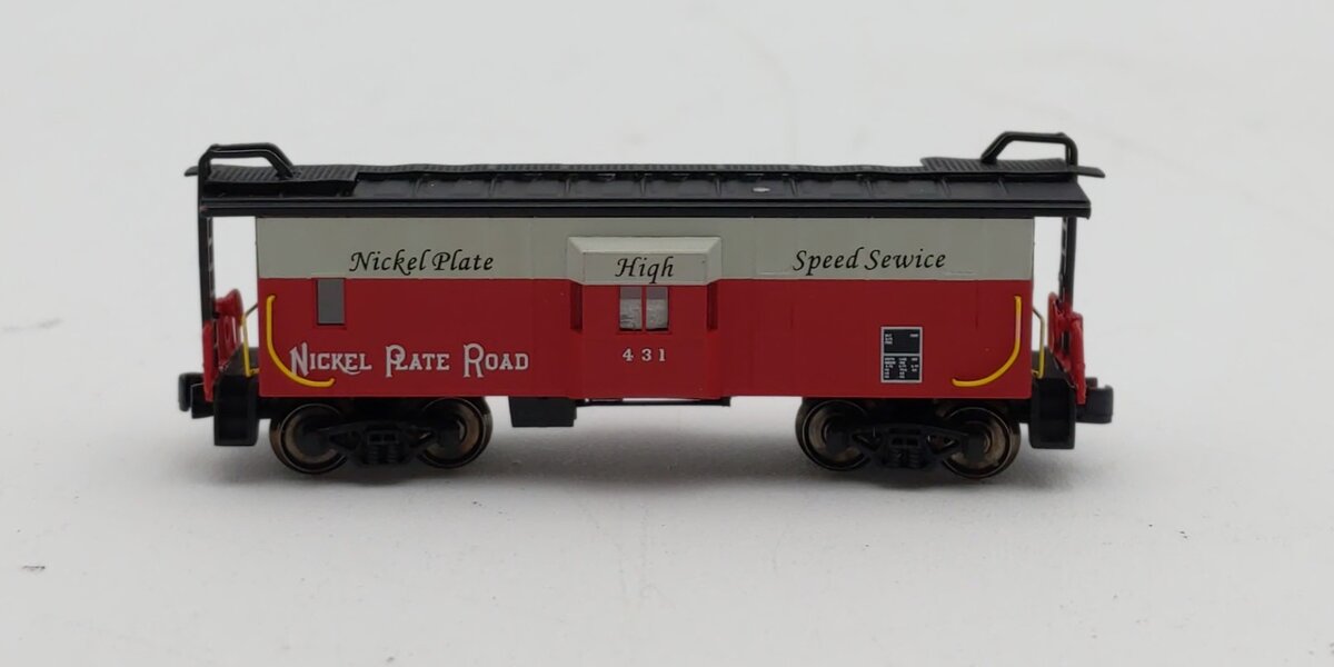 American Z-Line 92012-01 Z Scale Nickle Plate Road Bay Window Caboose #431 EX/Box