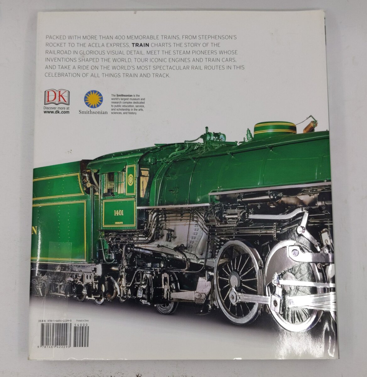 Train: The Definitive Visual History Hardcover Book By DK VG