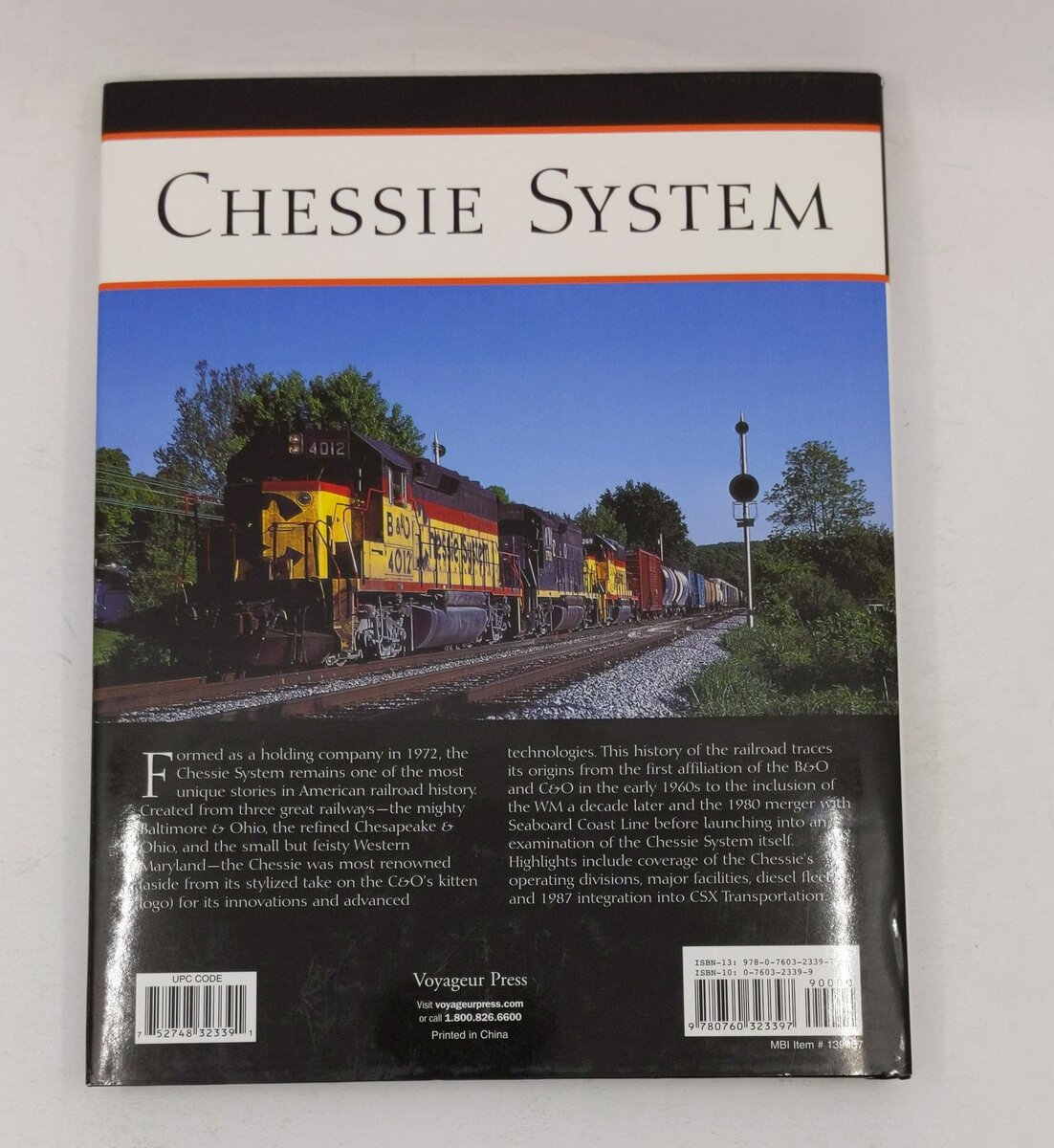 Chessie System Hardcover Book By Dave Ori VG