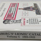 Greenberg's Lionel Catalogue Book 1902-1922 Hardcover Book By Bruce C. Greenberg EX