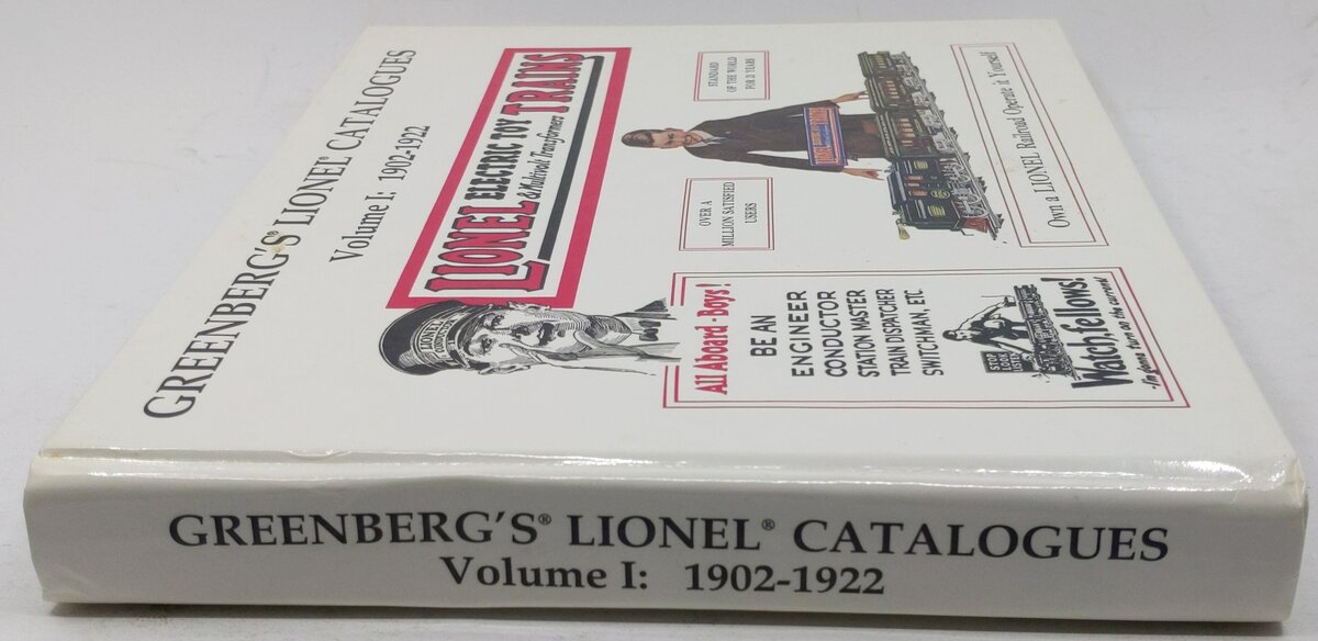 Greenberg's Lionel Catalogue Book 1902-1922 Hardcover Book By Bruce C. Greenberg EX