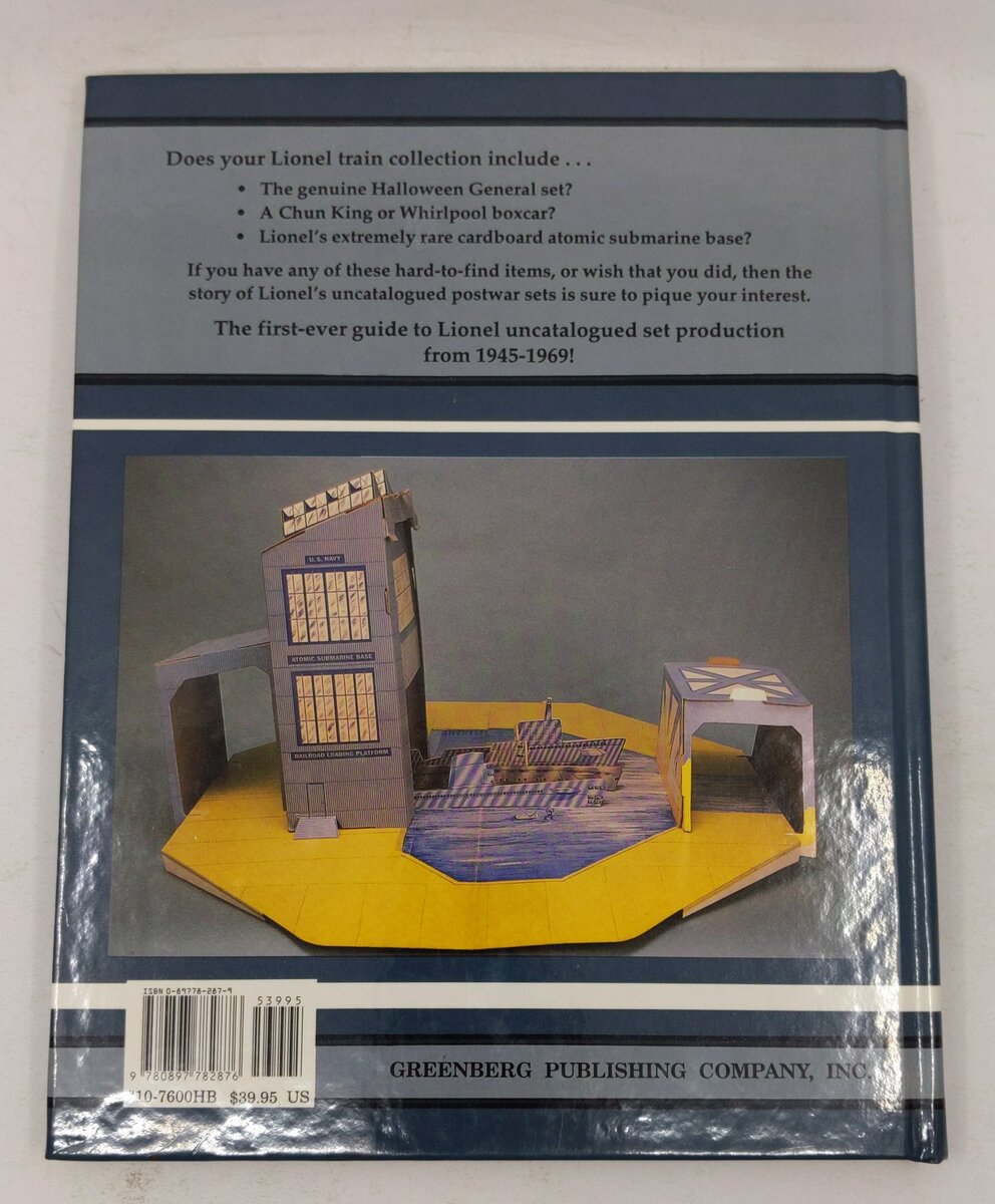 Greenberg's Guide to Lionel Trains, 1945-1969 Hardcover Book Joseph P. Algozzini EX