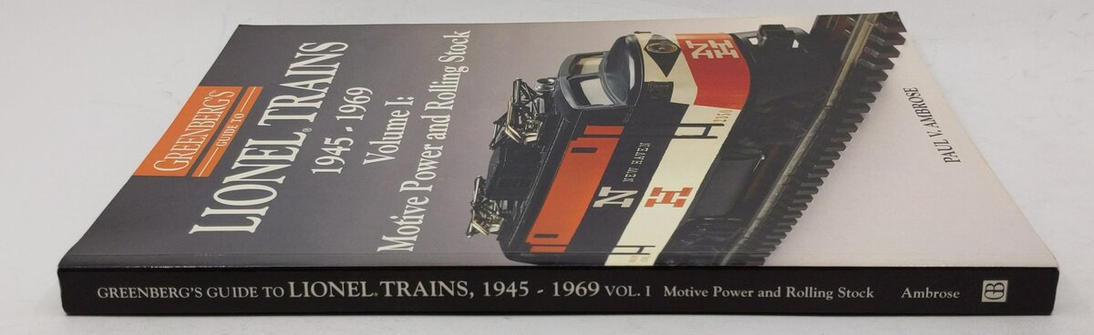 Greenberg's Guide to Lionel Trains, 1945-1969 Paperback Book By Paul V. Ambrose VG