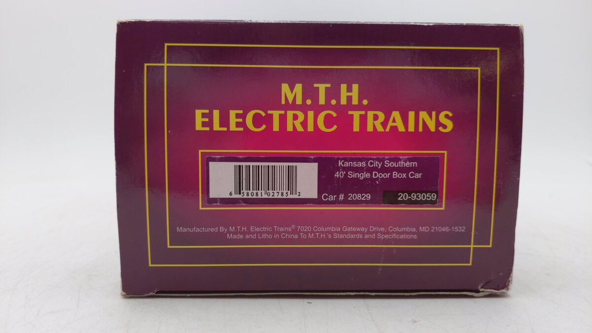 MTH 20-93059 Kansas City Southern Boxcar LN/Box