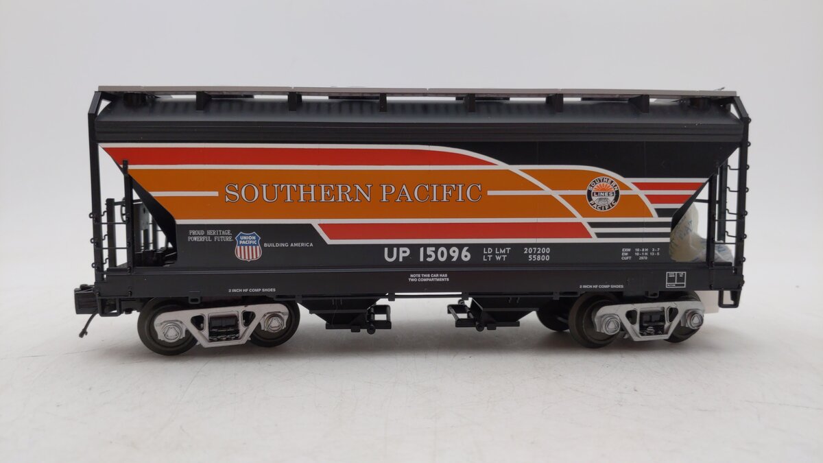 MTH 20-97652 O Southern Pacific 2-Bay Centerflow Hopper #15096 LN/Box