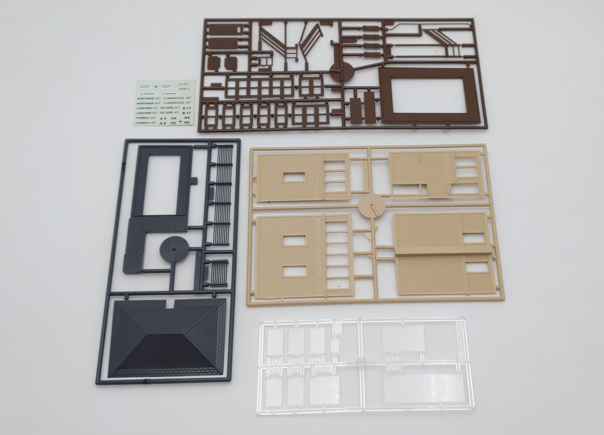 Walthers 933-3071 HO Scale Interlocking Tower Building Kit