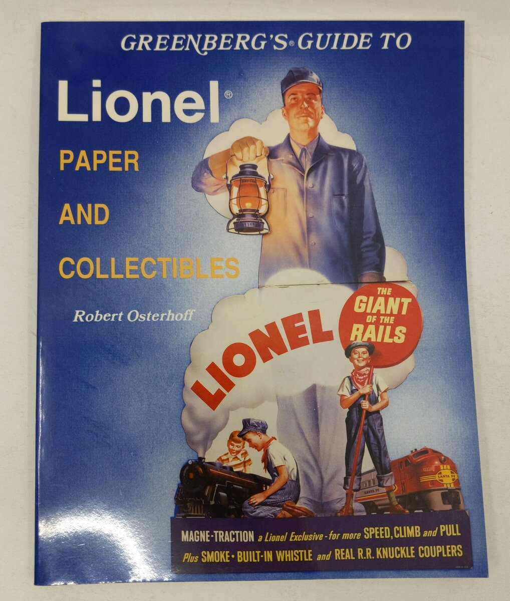 Greenberg Guide to Lionel Paper and Other Collectibles Paperback Book EX