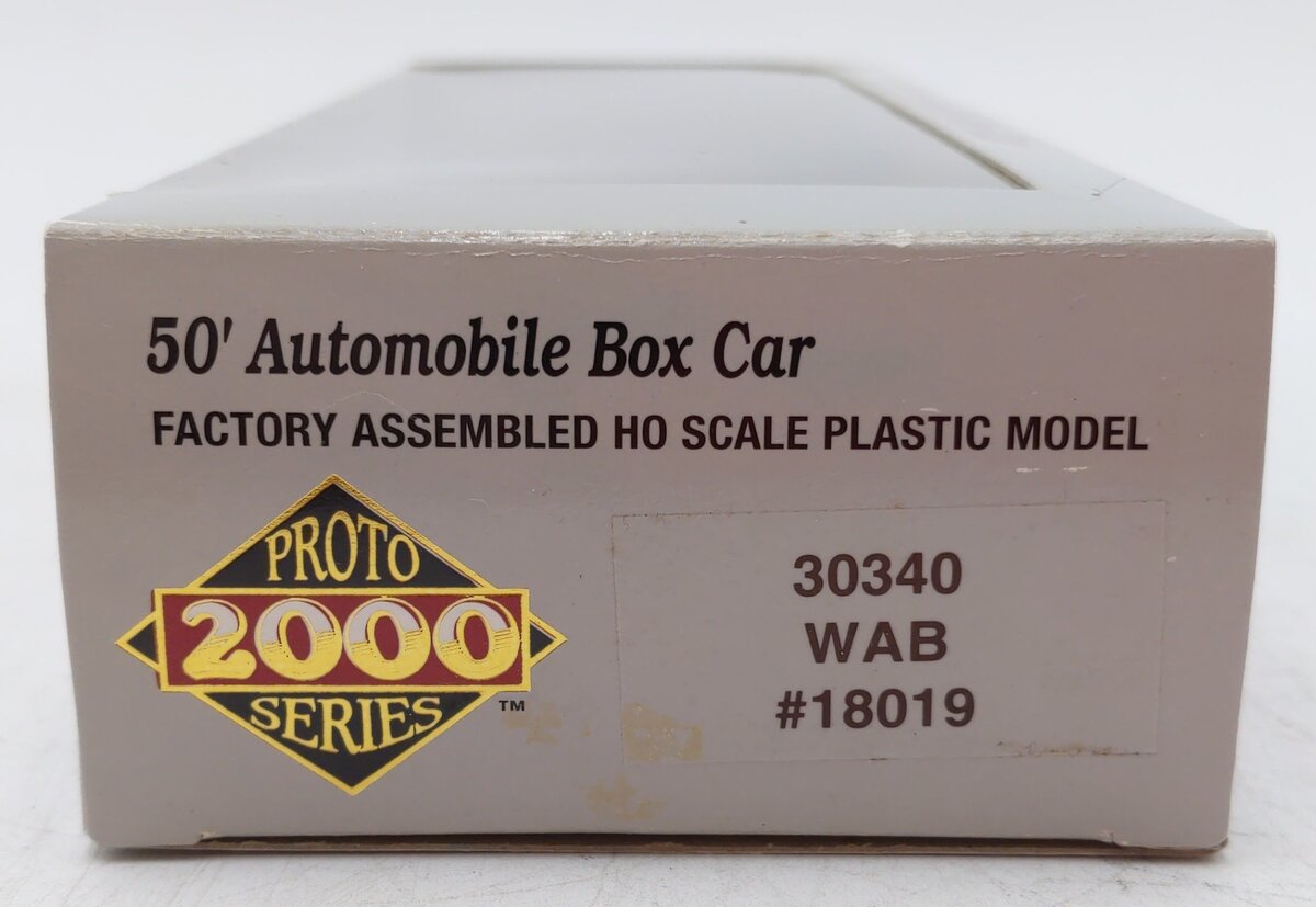 Proto 2000 30340 HO Life-Like Wabash 50' Automobile Box Car #18019 LN/Box