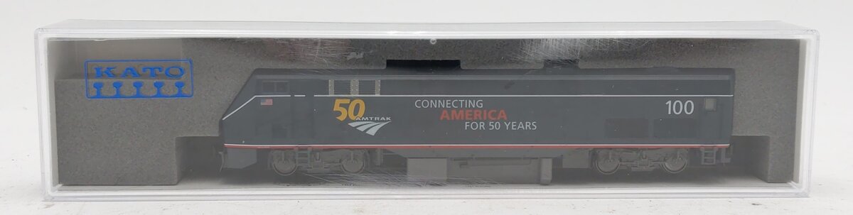 Kato 176-6035 N Amtrak 50th Anniversary Midnight Blue P42 Diesel Locomotive #100