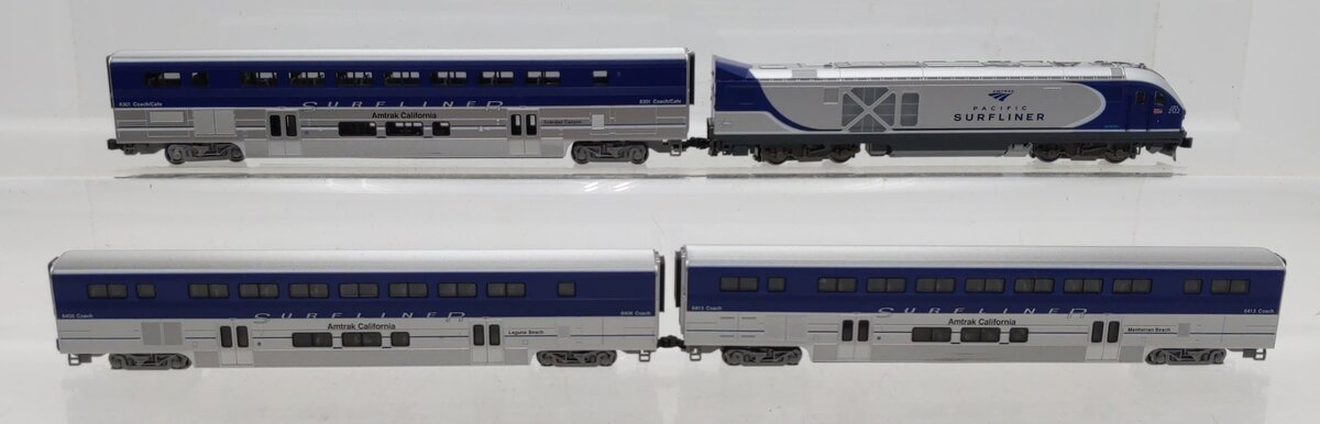 Kato 106-9001 N Amtrak SC-44 & Amtrak Pacific Surfliner 4 Unit Base Set