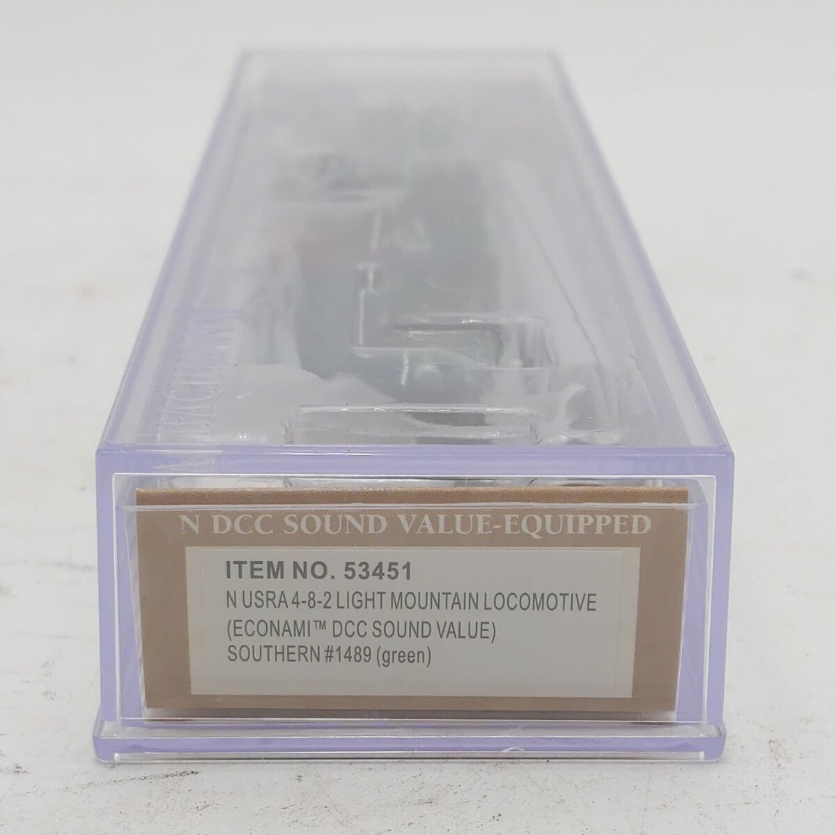 Bachmann 53451 N Southern 4-8-2 Light Mountain Steam Locomotive DCC/Sound #1489